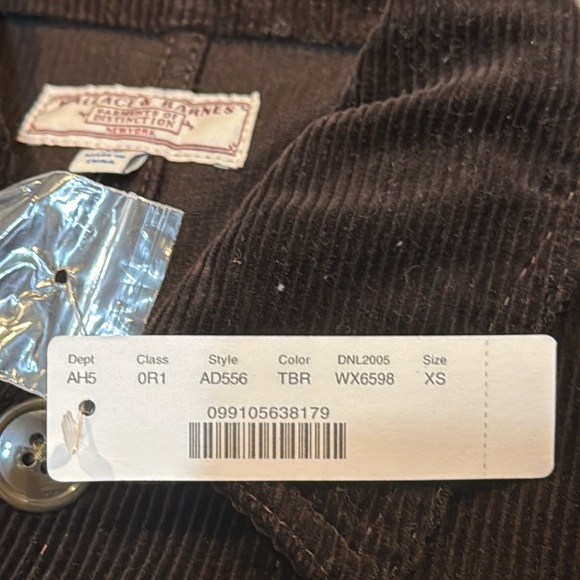 Wallace Barnes Slim-fit chore jacket dark brown corduroy - Picture 4 of 5